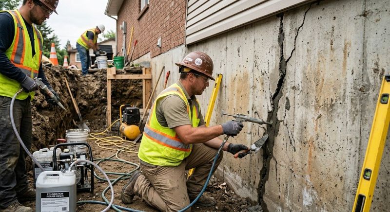Cracked Foundation Repair in Blythewood, SC
