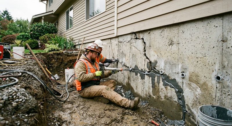 Cracked Foundation Repair in Chapin, SC