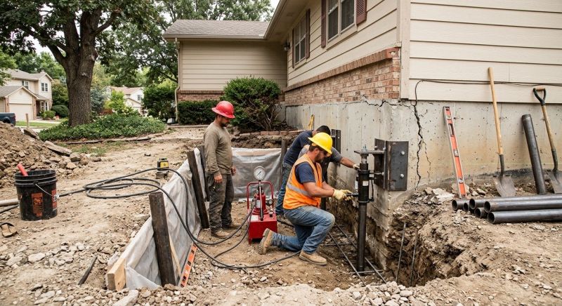 Cracked Foundation Repair in Columbia, SC