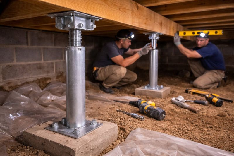 Crawlspace Structural Repair in West Columbia, SC