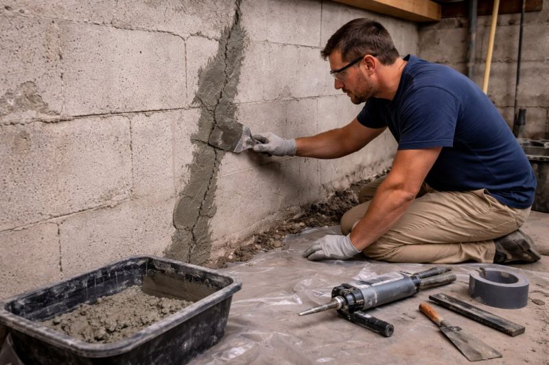 Foundation Crack Repair in Columbia, SC