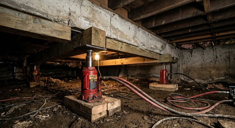 Foundation Jacking in Columbia, SC