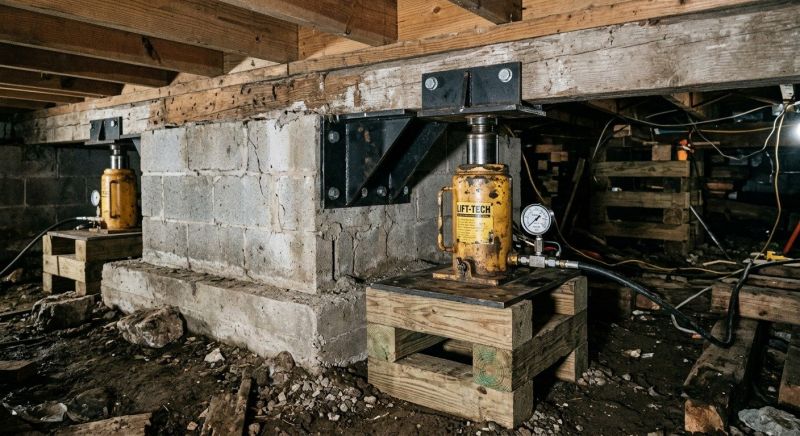 Foundation Jacking in Gilbert, SC