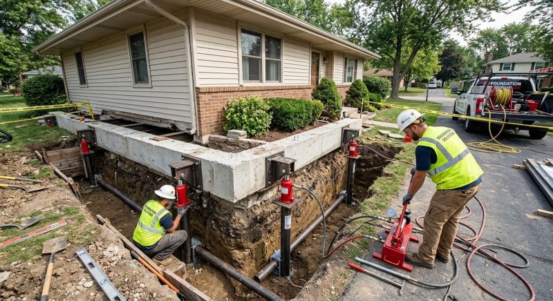 Foundation Jacking in Lexington County, SC
