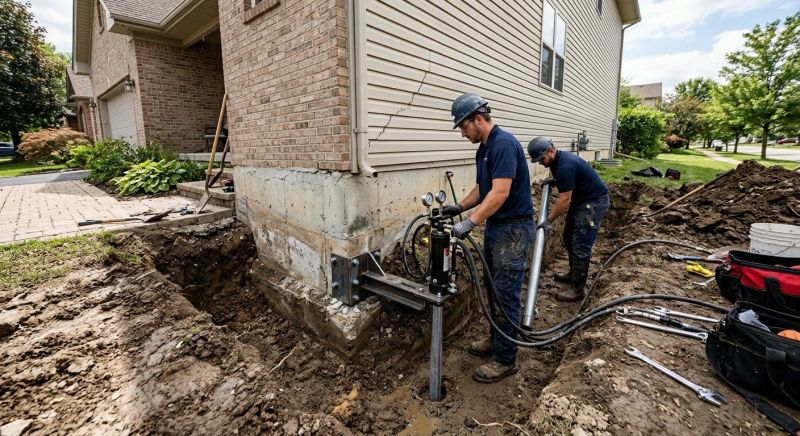 Foundation Settlement Repair in West Columbia, SC