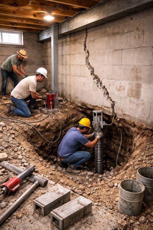 Foundation Structural Repair in Chapin, SC