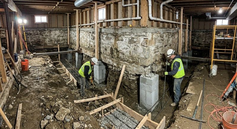Foundation Underpinning in West Columbia, SC