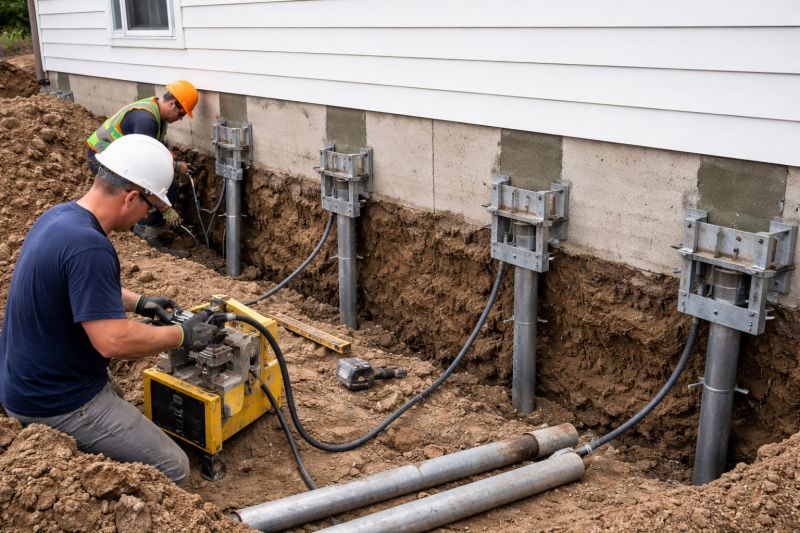 Helical Pile Installation in West Columbia, SC