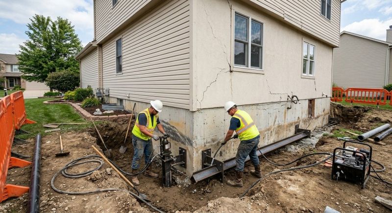 Sinking Foundation Repair in Lexington County, SC