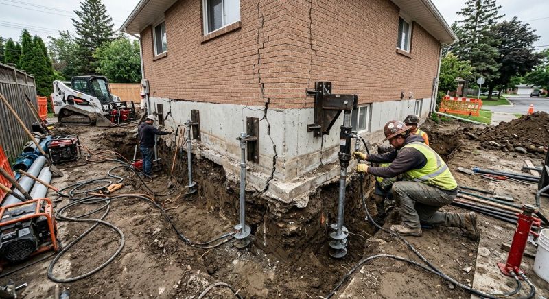 Sinking Foundation Repair in Lexington County, SC