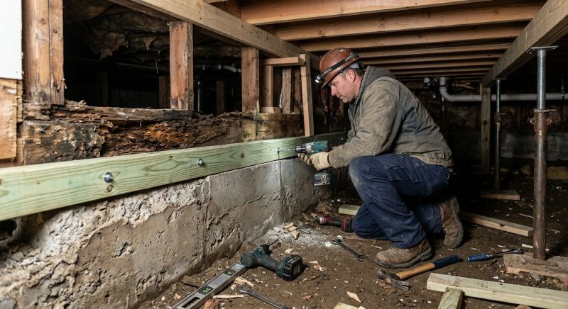 Sinking Foundation Repair in Lexington County, SC