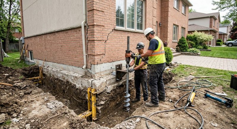 Sinking Foundation Repair in Lexington, SC