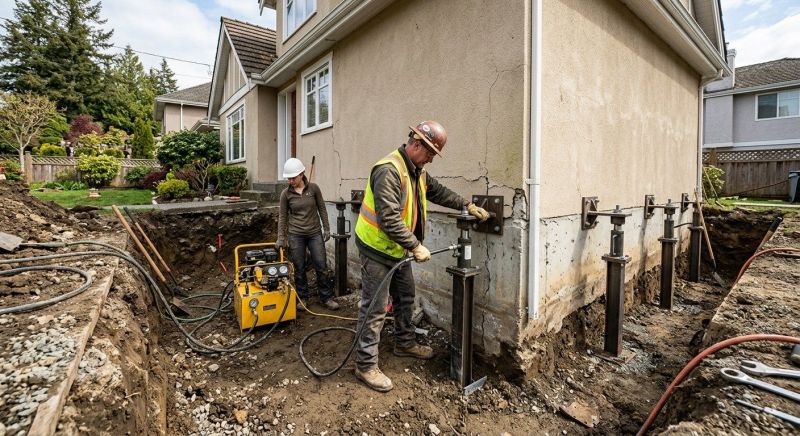 Sinking Foundation Repair in West Columbia, SC