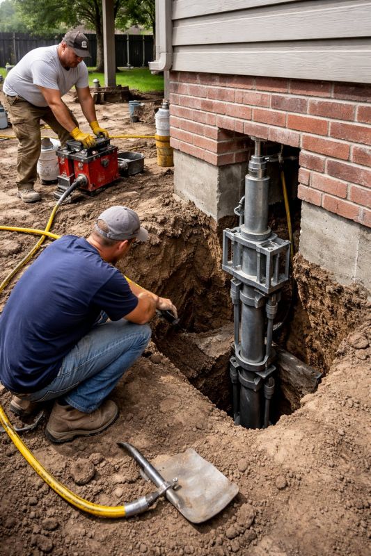 Structural Underpinning in West Columbia, SC